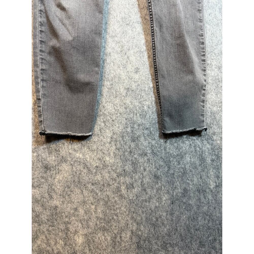 EUC Athleta Womens Gray Scupltek Stretch Raw Hem Skinny Jeans - Size 8P - Picture 3 of 10